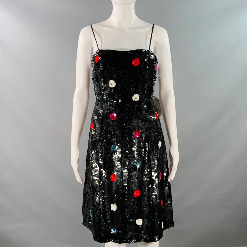 Emporio Armani Sequin Strapless Dress